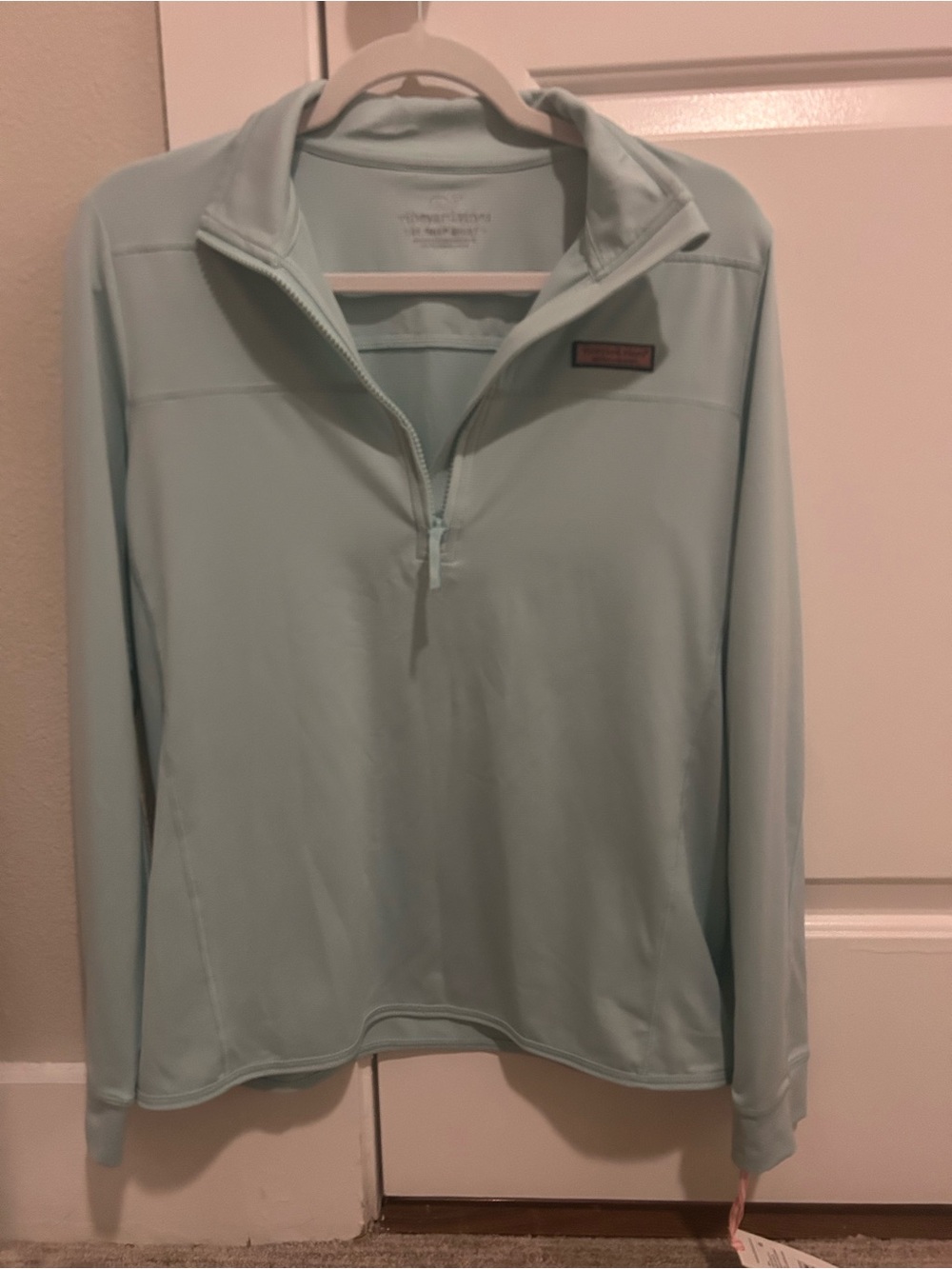 Vineyard Vines Women’s Pale Blue Half-Zip Pullover